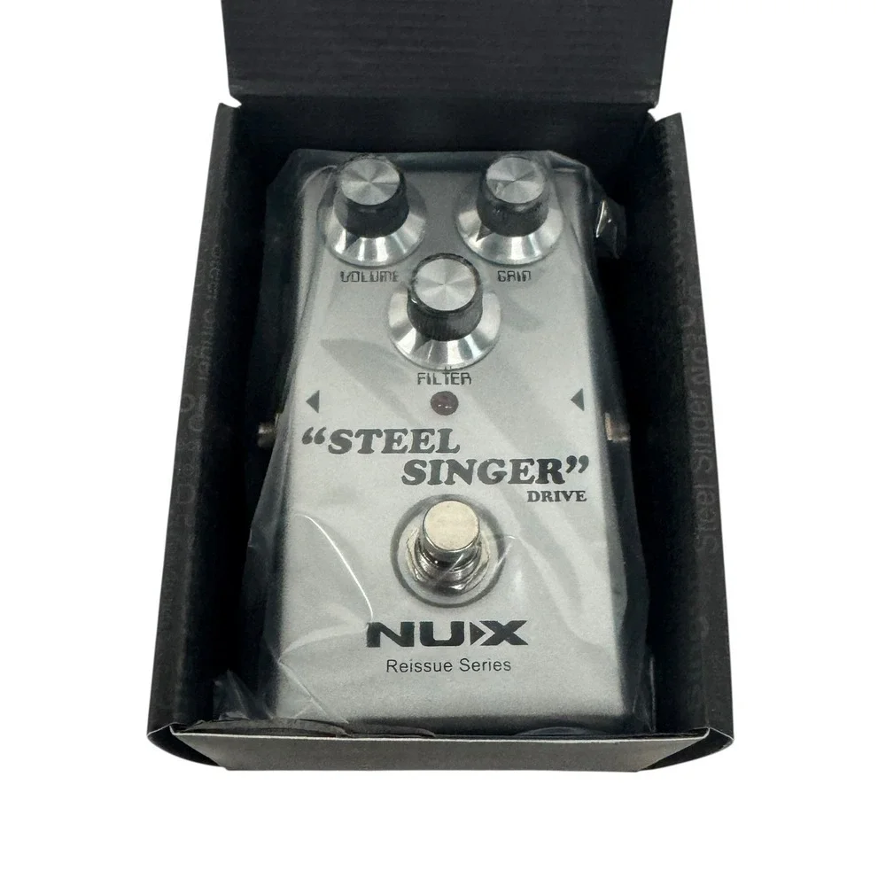 NUX Reissue Steel Singer Drive Effects Pedal Guitar Bass Amp Simulation Pedal